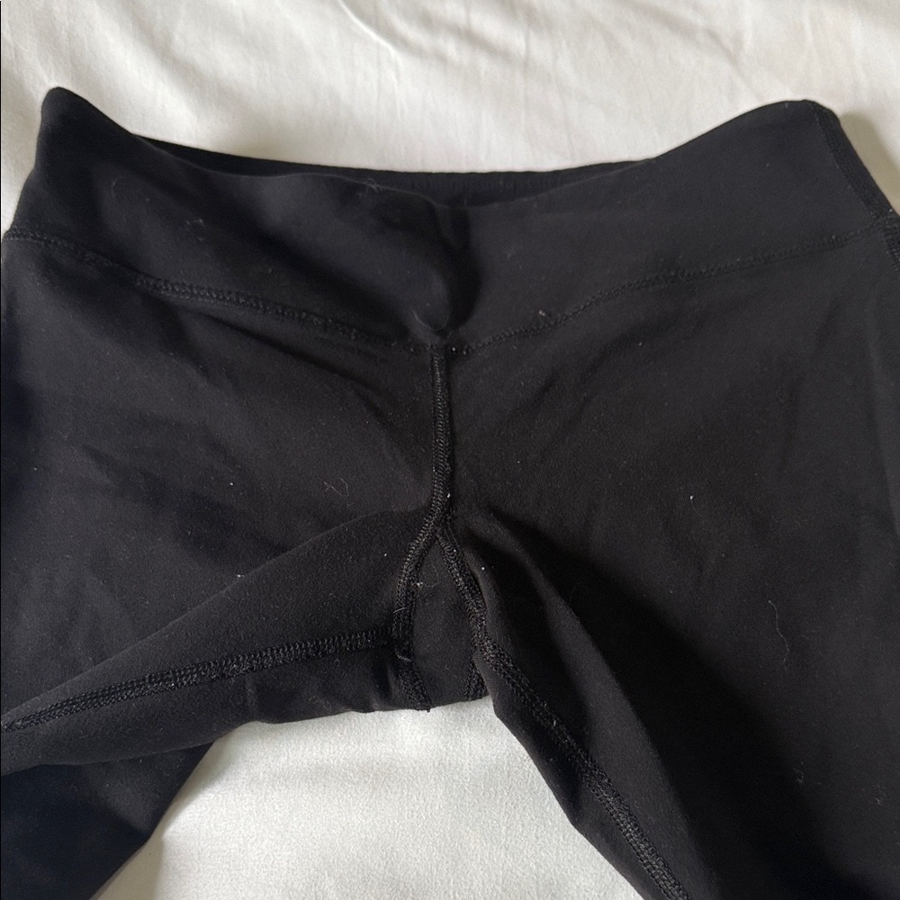 Splits59 Black Leggings with Gathered Ankles - Picture 4 of 6
